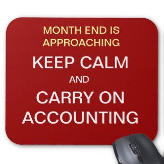 Keep Calm and Carry on Accounting Mouse Pad